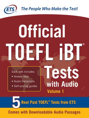cover image of Official TOEFL iBT Tests with Audio